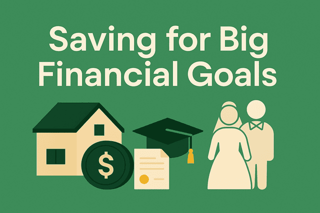 Saving for Big Financial Goals - Your First Home, Higher Education, and More